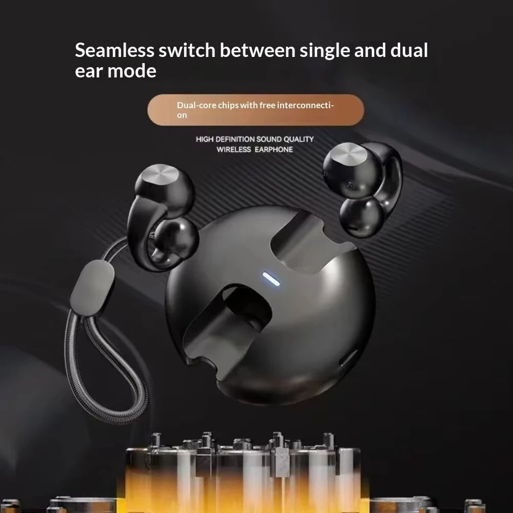 Wireless Bluetooth Earphones Bluetooth 5.3 Sports Business Anti-Slip Sweatproof ENC LED Display Ultra-Long Battery Life High