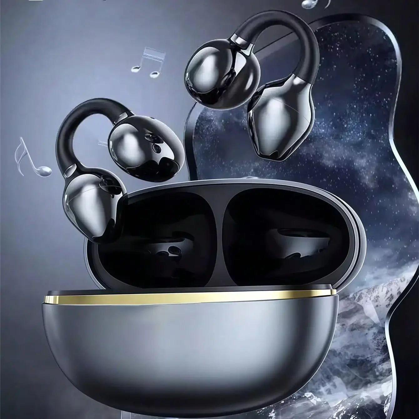 Bluetooth Earbuds Wireless Earphones Over-ear Bluetooth Headphones Create A Passive Seal for Enhanced Bass Response
