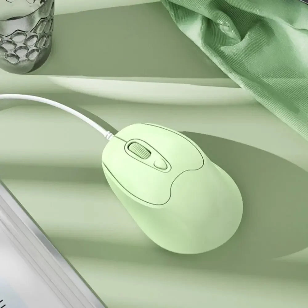 Creative ABS Wired Mute Mouse Type C Wired Type C Wired Mouse Ergonomic 1.2m USB Cable Ergonomic Mice Business Computer Office