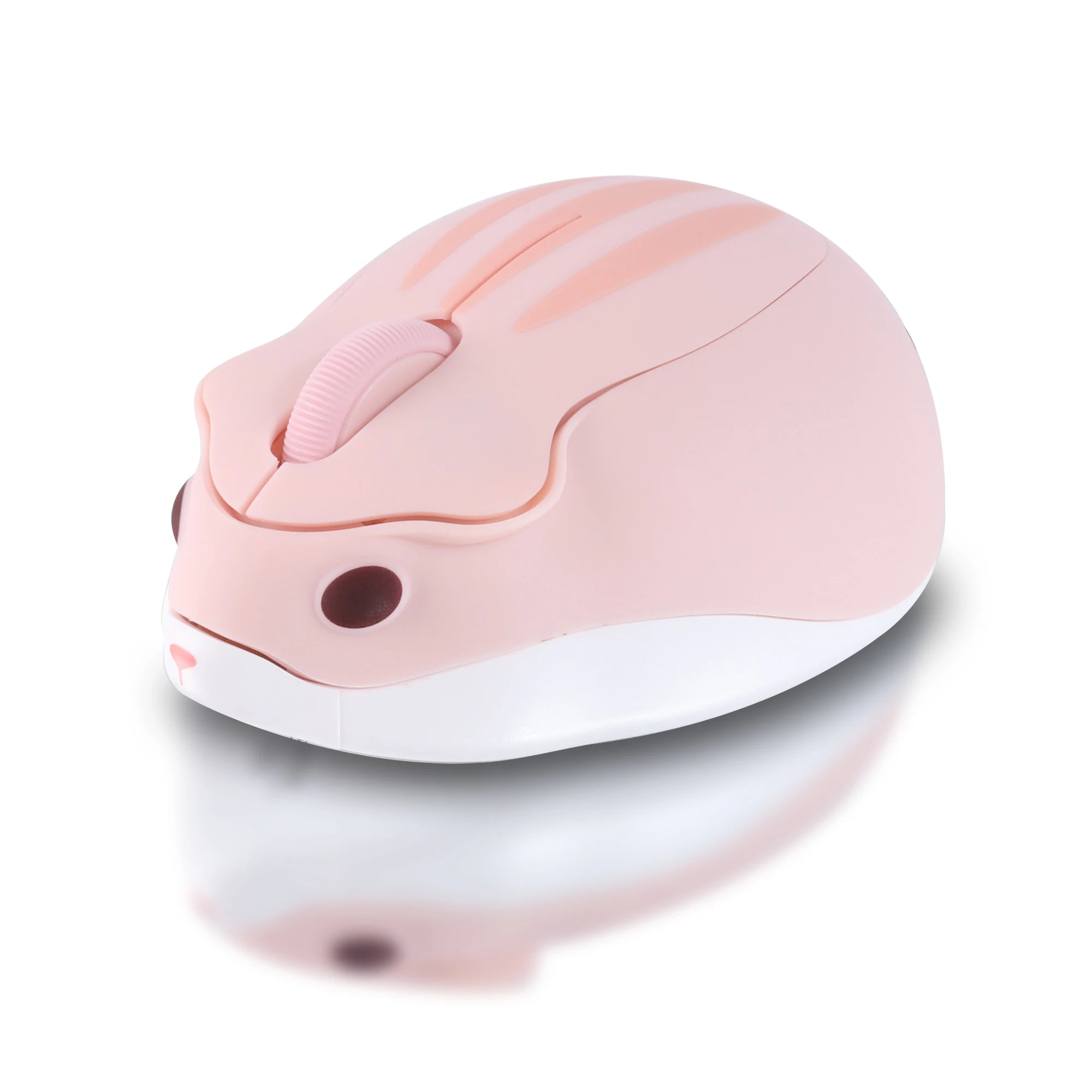 Bluetooth 2.4G Wireless Silent Mouse Cute Hamster Design Lightweight Mini Girls Mice For Laptop Computer